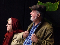 Dress rehearsal for Stepping Out Theatre production of Pygmallion  12386_006