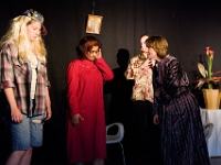 Dress rehearsal for Stepping Out Theatre production of Pygmallion  12386_085